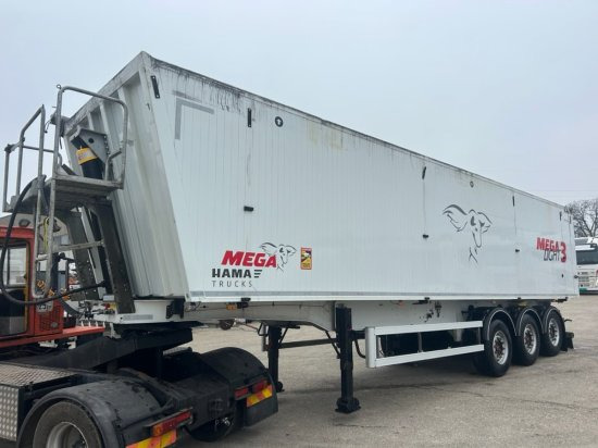 MEGA Alu-Kastenmulde 55m³, SAF-Achsen, Rollplane, Kombiklappe, Stehpodest - Επικαθήμενο ανατρεπόμενο: φωτογραφία 5 MEGA Alu-Kastenmulde 55m³, SAF-Achsen, Rollplane, Kombiklappe, Stehpodest - Επικαθήμενο ανατρεπόμενο: φωτογραφία 5