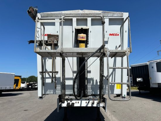 MEGA Light Alu-Kippmulde 55m³, Kombiklappe, SAF-Achsen, 1-A Liftachse, Rollplane - Επικαθήμενο ανατρεπόμενο: φωτογραφία 2 MEGA Light Alu-Kippmulde 55m³, Kombiklappe, SAF-Achsen, 1-A Liftachse, Rollplane - Επικαθήμενο ανατρεπόμενο: φωτογραφία 2