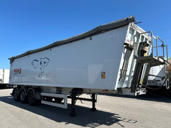 MEGA Light Alu-Kippmulde 55m³, Kombiklappe, SAF-Achsen, 1-A Liftachse, Rollplane - Επικαθήμενο ανατρεπόμενο: φωτογραφία 3 MEGA Light Alu-Kippmulde 55m³, Kombiklappe, SAF-Achsen, 1-A Liftachse, Rollplane - Επικαθήμενο ανατρεπόμενο: φωτογραφία 3