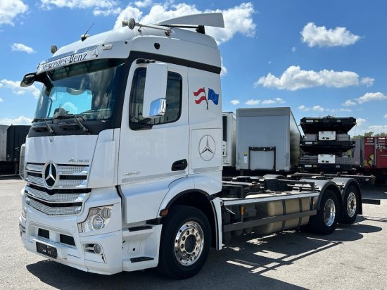 Mercedes-Benz Actros 2545 6x2 BDF E6, Retarder, Alufelgen - Φορτηγό μεταφοράς εμπορευματοκιβωτίων/ Κινητό αμάξωμα: φωτογραφία 1 Mercedes-Benz Actros 2545 6x2 BDF E6, Retarder, Alufelgen - Φορτηγό μεταφοράς εμπορευματοκιβωτίων/ Κινητό αμάξωμα: φωτογραφία 1