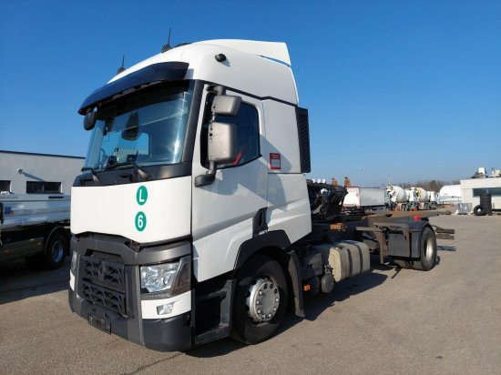 Renault T430 BDF-Wechselfahrgestell, 4x2 LL, EURO6, VEB+ - Φορτηγό μεταφοράς εμπορευματοκιβωτίων/ Κινητό αμάξωμα: φωτογραφία 1 Renault T430 BDF-Wechselfahrgestell, 4x2 LL, EURO6, VEB+ - Φορτηγό μεταφοράς εμπορευματοκιβωτίων/ Κινητό αμάξωμα: φωτογραφία 1