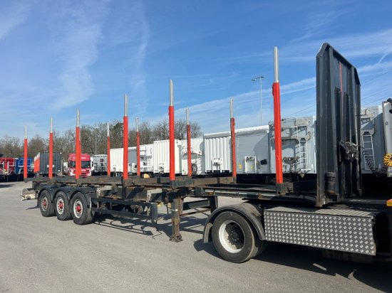 Schwarzmüller Holzauflieger 6 Rungenpaare, BPW-Achsen - Ημιρυμουλκούμενο μεταφοράς ξυλείας: φωτογραφία 3 Schwarzmüller Holzauflieger 6 Rungenpaare, BPW-Achsen - Ημιρυμουλκούμενο μεταφοράς ξυλείας: φωτογραφία 3