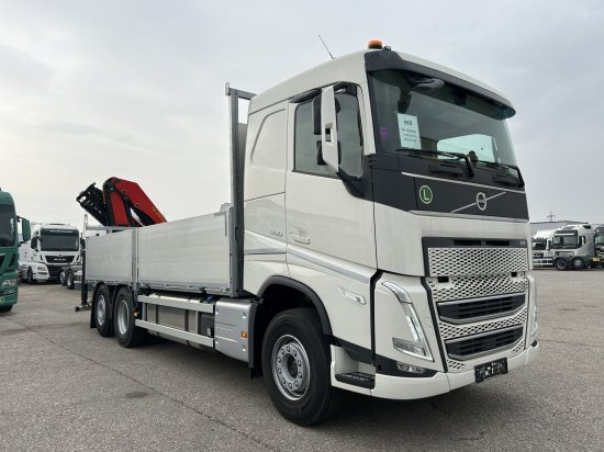 Volvo FH 500 6X2 Euro6, Retarder, Pritsche, Palfinger PK22002-EH - Φορτηγό με ανοιχτή καρότσα, Φορτηγό με γερανό: φωτογραφία 3 Volvo FH 500 6X2 Euro6, Retarder, Pritsche, Palfinger PK22002-EH - Φορτηγό με ανοιχτή καρότσα, Φορτηγό με γερανό: φωτογραφία 3