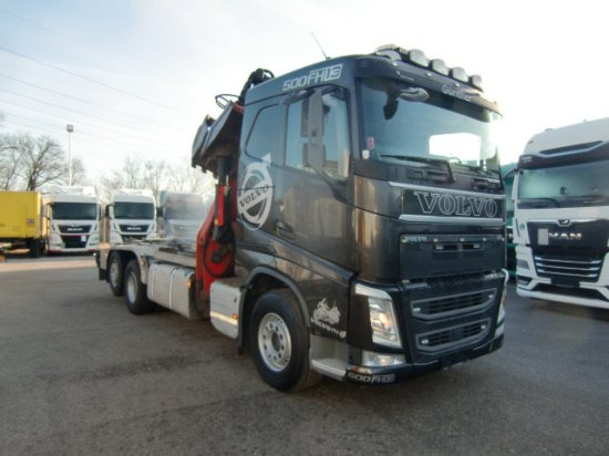 Volvo FH 500 6x2, Schrottkran, Waage, E6, Liftachse - Φορτηγό φόρτωσης γάντζου, Φορτηγό με γερανό: φωτογραφία 3 Volvo FH 500 6x2, Schrottkran, Waage, E6, Liftachse - Φορτηγό φόρτωσης γάντζου, Φορτηγό με γερανό: φωτογραφία 3