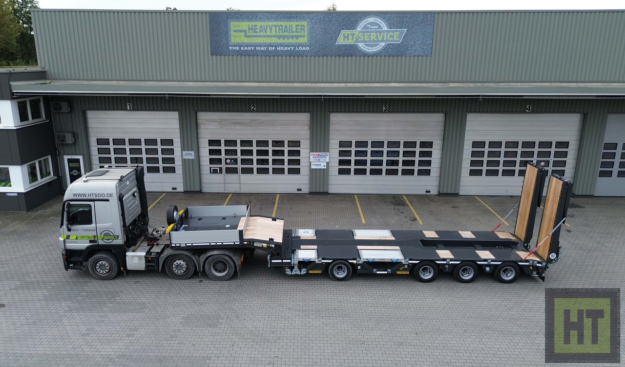 Faymonville 4-(1+3)-Achs-Tele-Semi-Radmulden-Rampen zg - Επικαθήμενο με χαμηλό δάπεδο: φωτογραφία 2 Faymonville 4-(1+3)-Achs-Tele-Semi-Radmulden-Rampen zg - Επικαθήμενο με χαμηλό δάπεδο: φωτογραφία 2