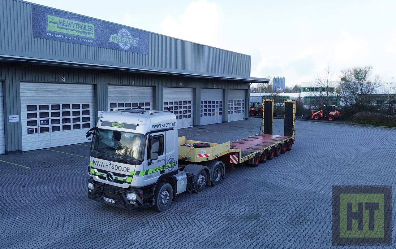 Goldhofer 6-Achs-Tele-Semi mit hydr. Rampen-zwangsgelenkt - Επικαθήμενο με χαμηλό δάπεδο: φωτογραφία 5 Goldhofer 6-Achs-Tele-Semi mit hydr. Rampen-zwangsgelenkt - Επικαθήμενο με χαμηλό δάπεδο: φωτογραφία 5