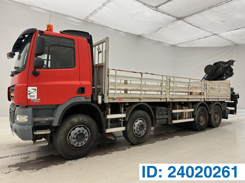 DAF CF85.410 - 8x4* - Φορτηγό με ανοιχτή καρότσα, Φορτηγό με γερανό: φωτογραφία 1 DAF CF85.410 - 8x4* - Φορτηγό με ανοιχτή καρότσα, Φορτηγό με γερανό: φωτογραφία 1