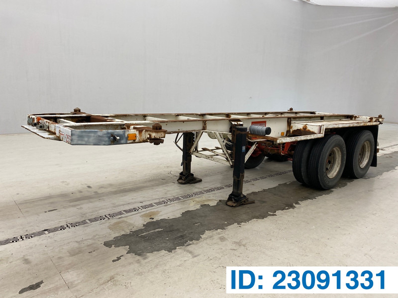 Flandria Skelet 20 ft - Επικαθήμενο μεταφοράς εμπορευματοκιβωτίων/ Κινητό αμάξωμα: φωτογραφία 1 Flandria Skelet 20 ft - Επικαθήμενο μεταφοράς εμπορευματοκιβωτίων/ Κινητό αμάξωμα: φωτογραφία 1