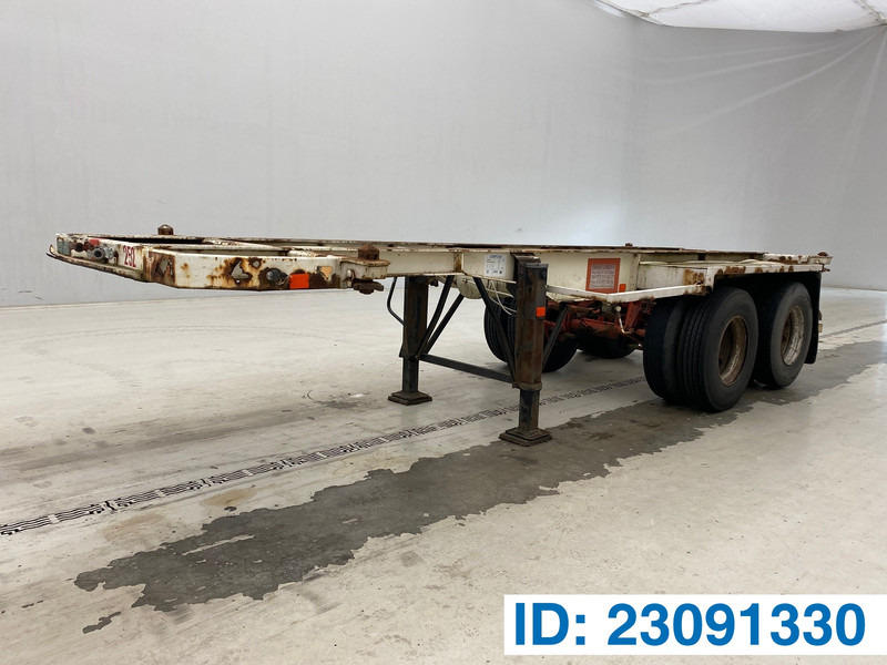 Flandria Skelet 20 ft - Επικαθήμενο μεταφοράς εμπορευματοκιβωτίων/ Κινητό αμάξωμα: φωτογραφία 1 Flandria Skelet 20 ft - Επικαθήμενο μεταφοράς εμπορευματοκιβωτίων/ Κινητό αμάξωμα: φωτογραφία 1