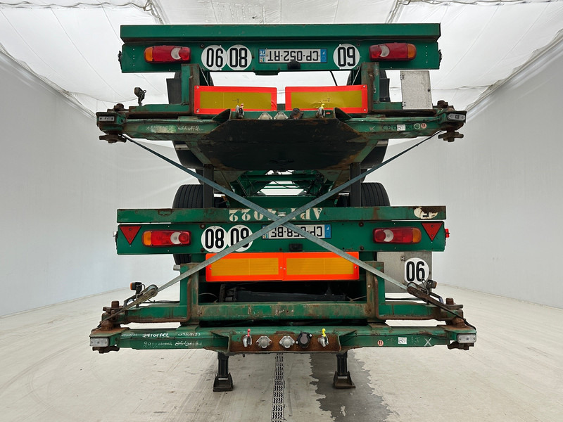 GT Trailers 4 x Skelet 2 x 20-40 ft - Επικαθήμενο μεταφοράς εμπορευματοκιβωτίων/ Κινητό αμάξωμα: φωτογραφία 2 GT Trailers 4 x Skelet 2 x 20-40 ft - Επικαθήμενο μεταφοράς εμπορευματοκιβωτίων/ Κινητό αμάξωμα: φωτογραφία 2