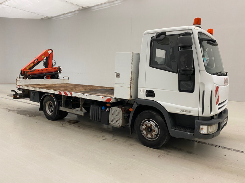 Iveco 75E18* - Φορτηγό με ανοιχτή καρότσα, Φορτηγό με γερανό: φωτογραφία 3 Iveco 75E18* - Φορτηγό με ανοιχτή καρότσα, Φορτηγό με γερανό: φωτογραφία 3