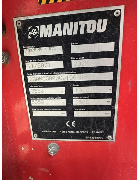 Manitou TMM25 4W - Περονοφόρο επί φορτηγού: φωτογραφία 5 Manitou TMM25 4W - Περονοφόρο επί φορτηγού: φωτογραφία 5