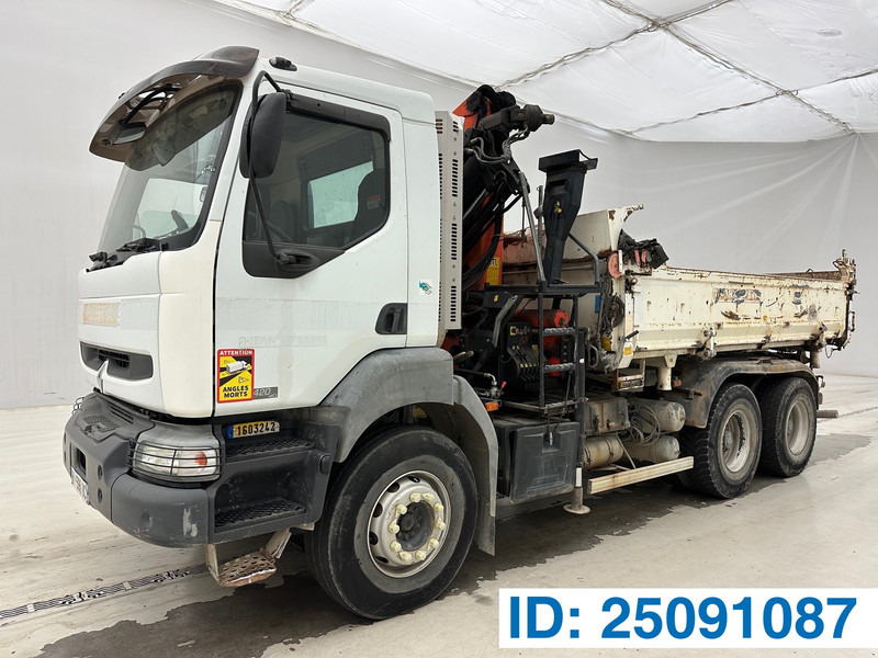 Renault Kerax 420 DCi - 6x4 - Φορτηγό ανατρεπόμενο, Φορτηγό με γερανό: φωτογραφία 1 Renault Kerax 420 DCi - 6x4 - Φορτηγό ανατρεπόμενο, Φορτηγό με γερανό: φωτογραφία 1