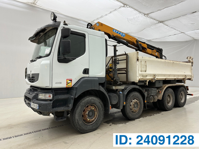Renault Kerax 430 DXi - 8x4 - Φορτηγό ανατρεπόμενο, Φορτηγό με γερανό: φωτογραφία 1 Renault Kerax 430 DXi - 8x4 - Φορτηγό ανατρεπόμενο, Φορτηγό με γερανό: φωτογραφία 1
