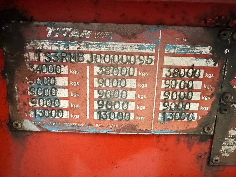 Επικαθήμενο μεταφοράς εμπορευματοκιβωτίων/ Κινητό αμάξωμα Titan Skelet 20-30-40 ft: φωτογραφία 9