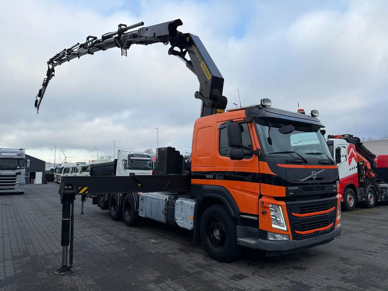 Volvo FM 500 8X4 Tridem Euro 6 Palfinger 42002 + Fly jib - Φορτηγό με σύστημα καλωδίων, Φορτηγό με γερανό: φωτογραφία 2 Volvo FM 500 8X4 Tridem Euro 6 Palfinger 42002 + Fly jib - Φορτηγό με σύστημα καλωδίων, Φορτηγό με γερανό: φωτογραφία 2