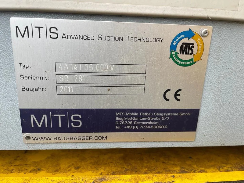 Leasing Mercedes-Benz Actros 3248 8X4 TRIDEM MTS DINO 12 SAUGBAGGER/SUCTIONEXAVATOR/GRONDZUIGER Mercedes-Benz Actros 3248 8X4 TRIDEM MTS DINO 12 SAUGBAGGER/SUCTIONEXAVATOR/GRONDZUIGER: φωτογραφία 12