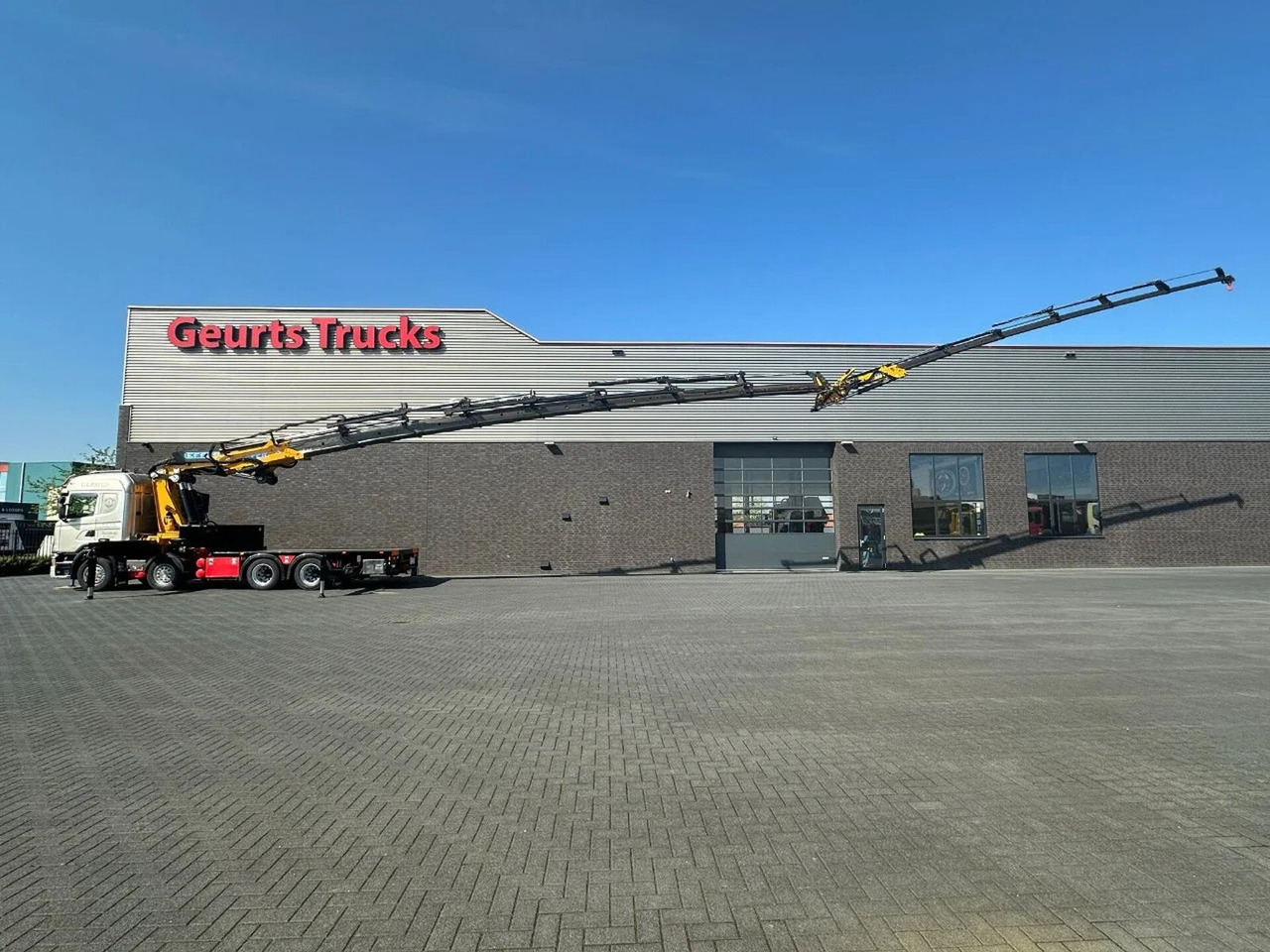 Scania G450 8X4 + EFFER 1255/8S + JIB 6S HD KRAAN/KRAN/ - Φορτηγό με γερανό: φωτογραφία 4 Scania G450 8X4 + EFFER 1255/8S + JIB 6S HD KRAAN/KRAN/ - Φορτηγό με γερανό: φωτογραφία 4