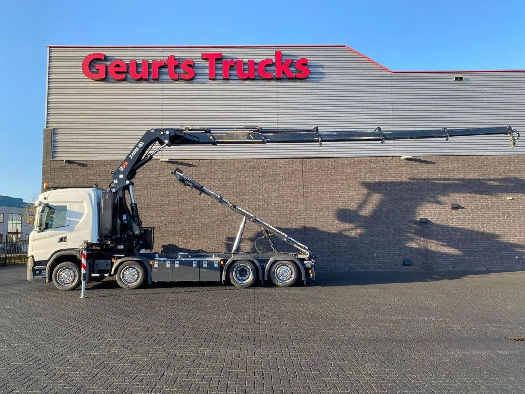 Scania G500 NGS 8X2 MET 3 ZIJDIGE KABELSYSTEEM + HIAB 3 - Φορτηγό φόρτωσης γάντζου, Φορτηγό με γερανό: φωτογραφία 1 Scania G500 NGS 8X2 MET 3 ZIJDIGE KABELSYSTEEM + HIAB 3 - Φορτηγό φόρτωσης γάντζου, Φορτηγό με γερανό: φωτογραφία 1