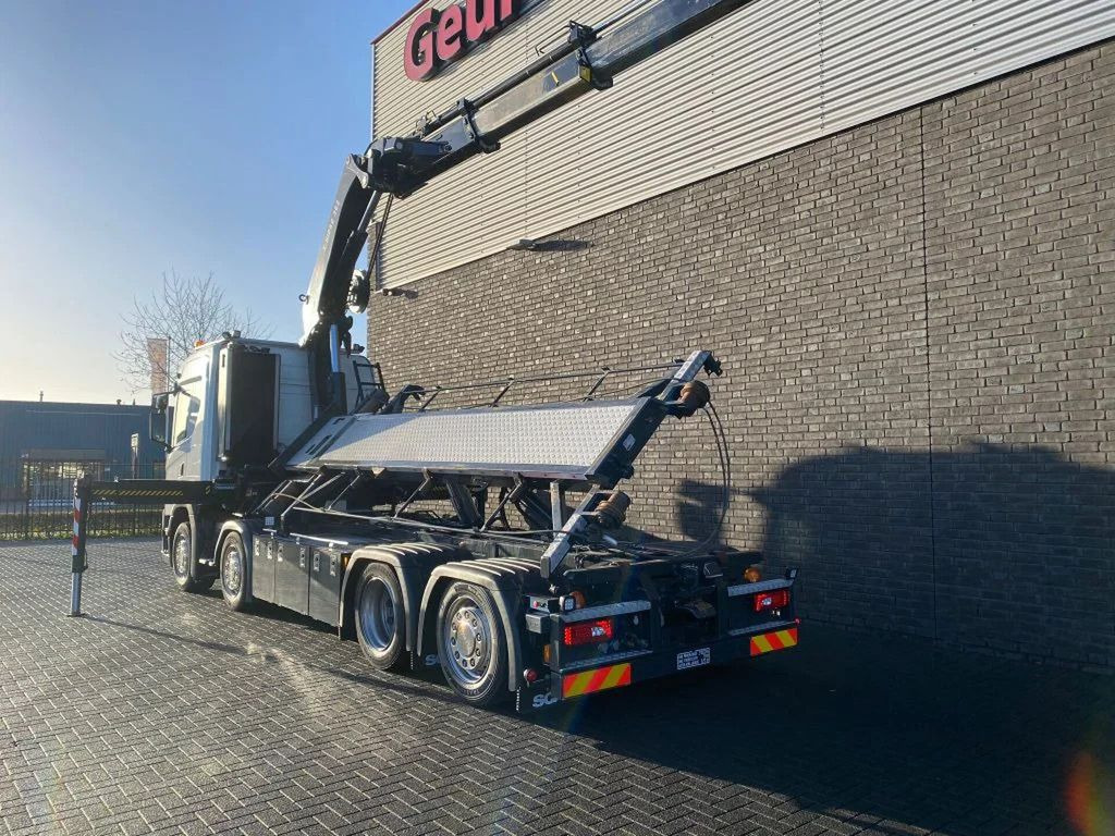 Scania G500 NGS 8X2 MET 3 ZIJDIGE KABELSYSTEEM + HIAB 3 - Φορτηγό φόρτωσης γάντζου, Φορτηγό με γερανό: φωτογραφία 5 Scania G500 NGS 8X2 MET 3 ZIJDIGE KABELSYSTEEM + HIAB 3 - Φορτηγό φόρτωσης γάντζου, Φορτηγό με γερανό: φωτογραφία 5