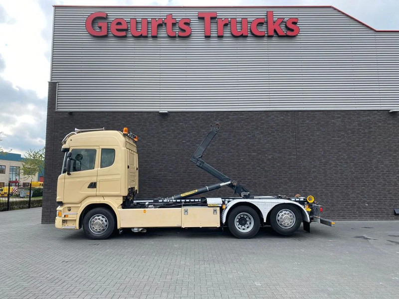 Scania R450 6X2 + PALFINGER HAAKARMSYSTEEM/ABROLLKIPPER/HOOKLIFT - Φορτηγό φόρτωσης γάντζου: φωτογραφία 1 Scania R450 6X2 + PALFINGER HAAKARMSYSTEEM/ABROLLKIPPER/HOOKLIFT - Φορτηγό φόρτωσης γάντζου: φωτογραφία 1