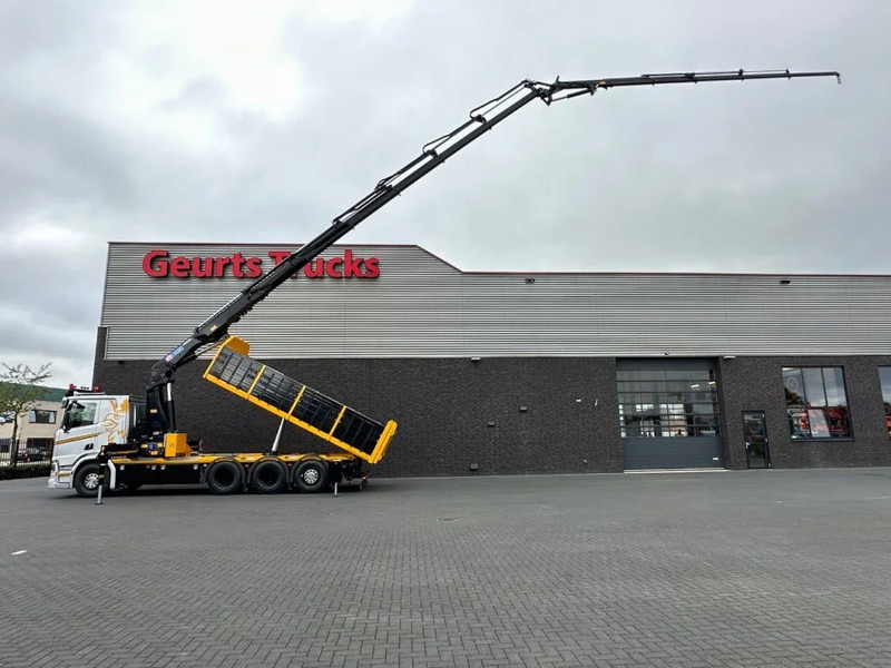 Scania R530 V8 NGS 8X4 TRIDEM MET HYVA 2Z KIPPER + HMF 5020-K6 + JIB FJ1000-K5 KRAAN/KRAN/CRANE/GRUA - Φορτηγό με γερανό: φωτογραφία 1 Scania R530 V8 NGS 8X4 TRIDEM MET HYVA 2Z KIPPER + HMF 5020-K6 + JIB FJ1000-K5 KRAAN/KRAN/CRANE/GRUA - Φορτηγό με γερανό: φωτογραφία 1