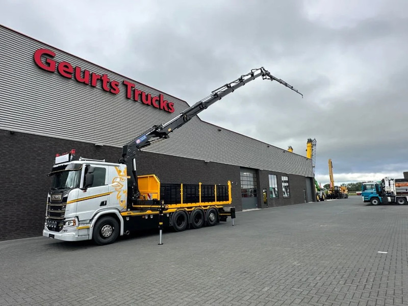 Scania R530 V8 NGS 8X4 TRIDEM MET HYVA 2Z KIPPER + HMF 5020-K6 + JIB FJ1000-K5 KRAAN/KRAN/CRANE/GRUA - Φορτηγό με γερανό: φωτογραφία 3 Scania R530 V8 NGS 8X4 TRIDEM MET HYVA 2Z KIPPER + HMF 5020-K6 + JIB FJ1000-K5 KRAAN/KRAN/CRANE/GRUA - Φορτηγό με γερανό: φωτογραφία 3