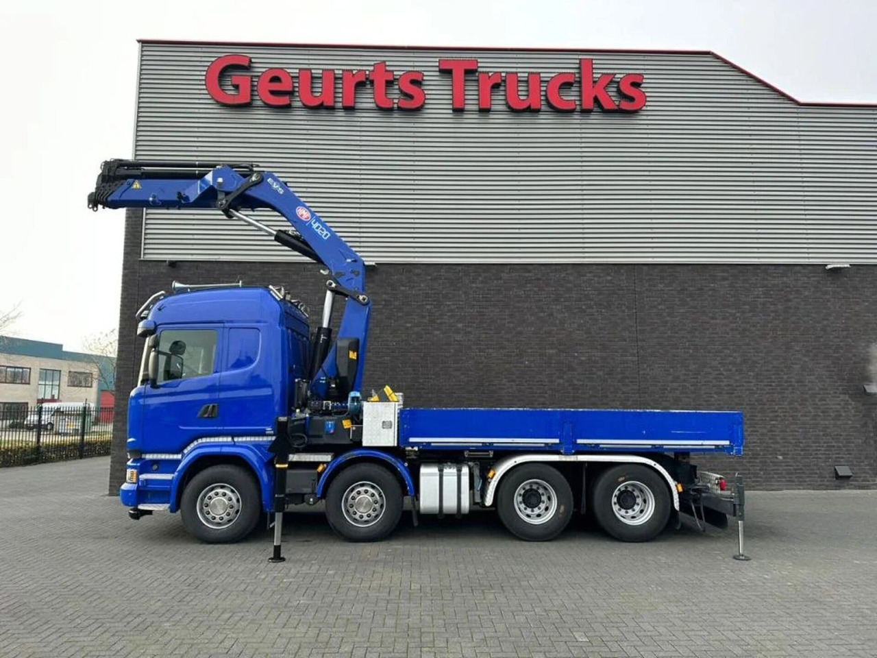 Leasing  Scania R580 V8 8X4 TREKKER-BAKWAGEN COMBI + HMF 4020-K5 Scania R580 V8 8X4 TREKKER-BAKWAGEN COMBI + HMF 4020-K5: φωτογραφία 9