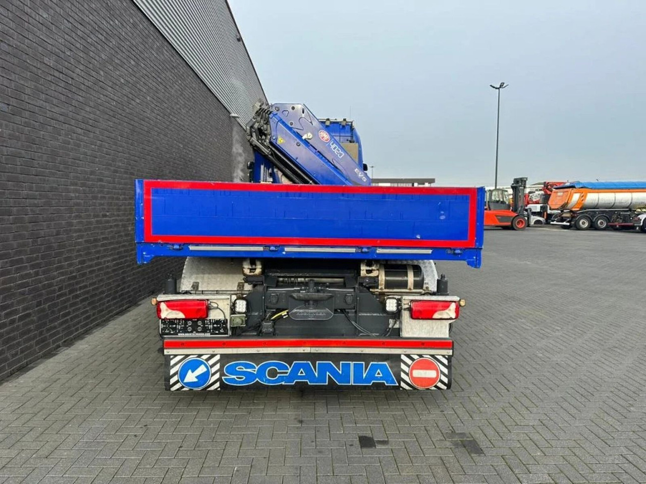 Leasing  Scania R580 V8 8X4 TREKKER-BAKWAGEN COMBI + HMF 4020-K5 Scania R580 V8 8X4 TREKKER-BAKWAGEN COMBI + HMF 4020-K5: φωτογραφία 19