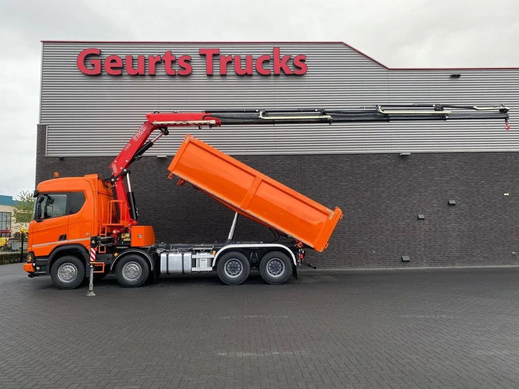 Scania R650 V8 NGS XT 8X4 + KIPPER + FASSI F275A.2.25 K - Φορτηγό ανατρεπόμενο, Φορτηγό με γερανό: φωτογραφία 1 Scania R650 V8 NGS XT 8X4 + KIPPER + FASSI F275A.2.25 K - Φορτηγό ανατρεπόμενο, Φορτηγό με γερανό: φωτογραφία 1