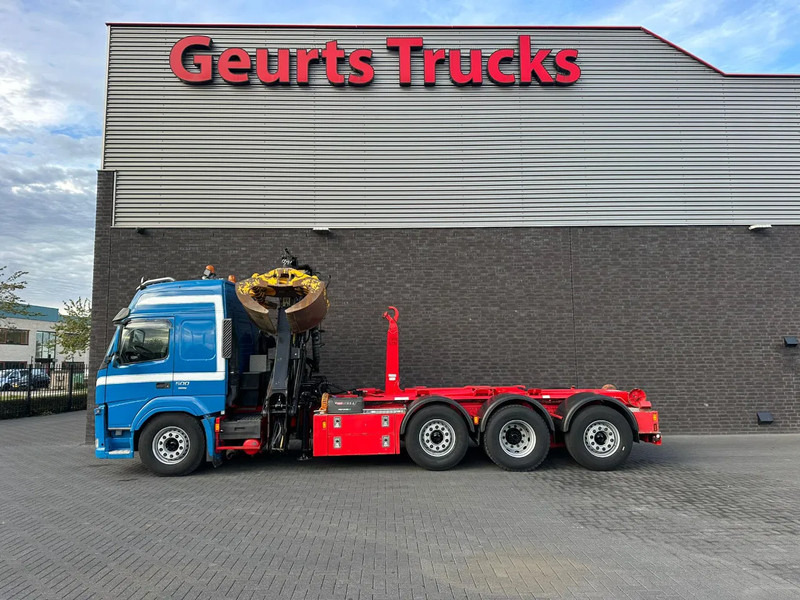 Volvo FM 500 8X2 HIAB MULTILIFT HAAKARMSYSTEM / ABROLLKIPPER / HOOKLIFT MET HIAB LOGLIFT 165Z LAADKRAAN - Φορτηγό φόρτωσης γάντζου, Φορτηγό με γερανό: φωτογραφία 4 Volvo FM 500 8X2 HIAB MULTILIFT HAAKARMSYSTEM / ABROLLKIPPER / HOOKLIFT MET HIAB LOGLIFT 165Z LAADKRAAN - Φορτηγό φόρτωσης γάντζου, Φορτηγό με γερανό: φωτογραφία 4