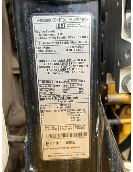 Ελαστιχοφόρος φορτωτής Caterpillar 962K - 3th Function: φωτογραφία 18