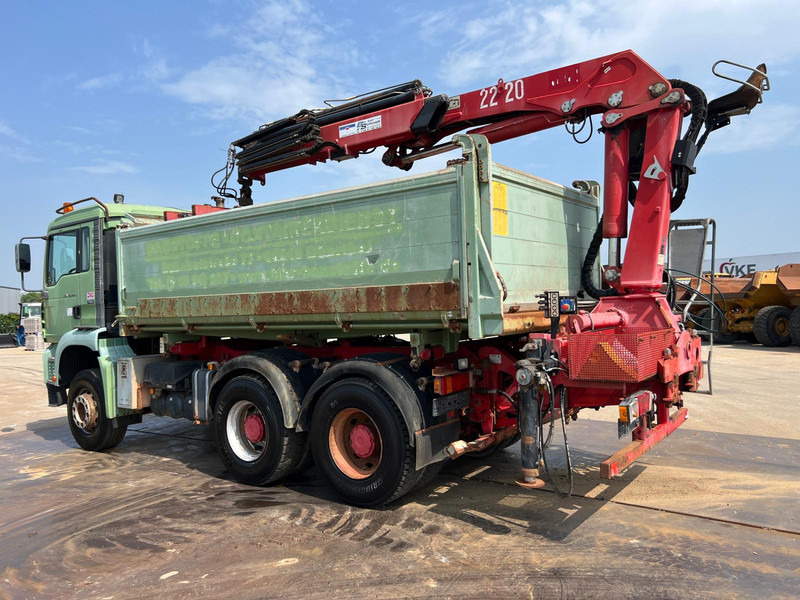 MAN TGA 26.480 tipper + HMF crane - Φορτηγό ανατρεπόμενο, Φορτηγό με γερανό: φωτογραφία 4 MAN TGA 26.480 tipper + HMF crane - Φορτηγό ανατρεπόμενο, Φορτηγό με γερανό: φωτογραφία 4