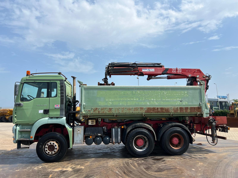 MAN TGA 26.480 tipper + HMF crane - Φορτηγό ανατρεπόμενο, Φορτηγό με γερανό: φωτογραφία 3 MAN TGA 26.480 tipper + HMF crane - Φορτηγό ανατρεπόμενο, Φορτηγό με γερανό: φωτογραφία 3