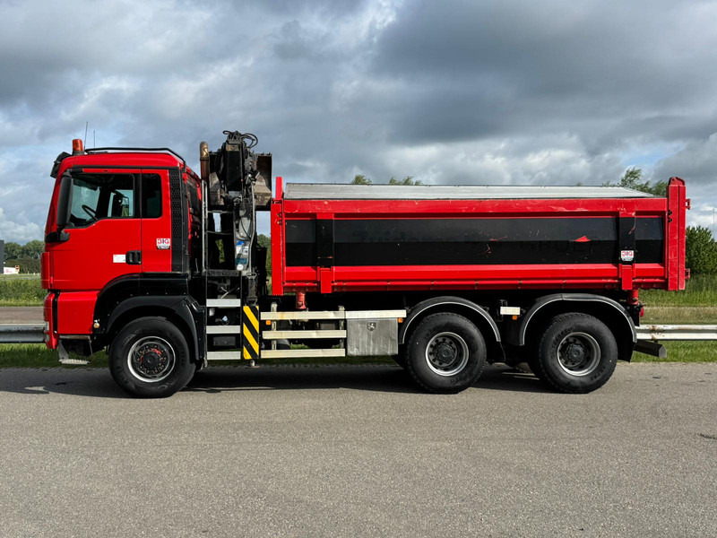 MAN TGS 32.400 6x6 Kipper with Crane - Φορτηγό ανατρεπόμενο, Φορτηγό με γερανό: φωτογραφία 3 MAN TGS 32.400 6x6 Kipper with Crane - Φορτηγό ανατρεπόμενο, Φορτηγό με γερανό: φωτογραφία 3