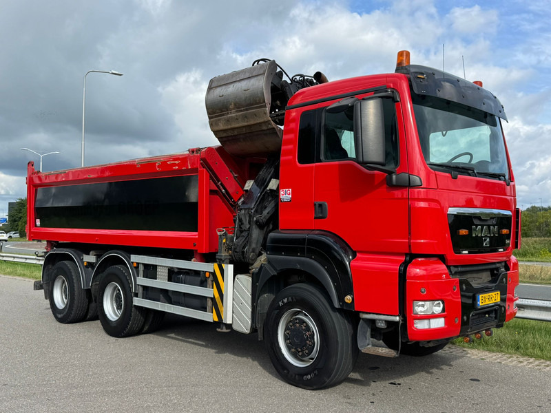 MAN TGS 32.400 6x6 Kipper with Crane - Φορτηγό ανατρεπόμενο, Φορτηγό με γερανό: φωτογραφία 1 MAN TGS 32.400 6x6 Kipper with Crane - Φορτηγό ανατρεπόμενο, Φορτηγό με γερανό: φωτογραφία 1
