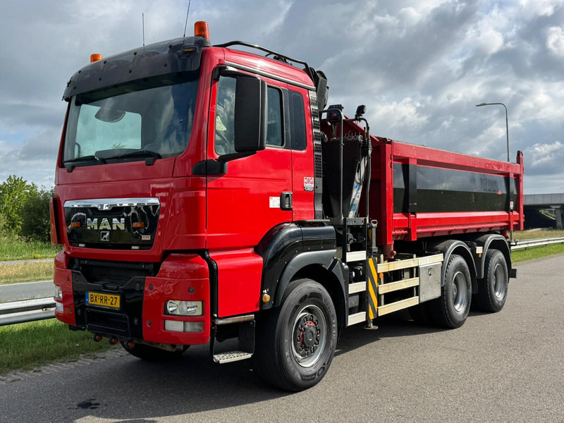 MAN TGS 32.400 6x6 Kipper with Crane - Φορτηγό ανατρεπόμενο, Φορτηγό με γερανό: φωτογραφία 2 MAN TGS 32.400 6x6 Kipper with Crane - Φορτηγό ανατρεπόμενο, Φορτηγό με γερανό: φωτογραφία 2