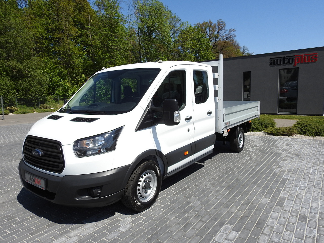Μικρό φορτηγό με καρότσα FORD TRANSIT STAKE BODY DOUBLE CABIN DOKA 7 SEATS AIR CONDITIONING  130HP: φωτογραφία 6
