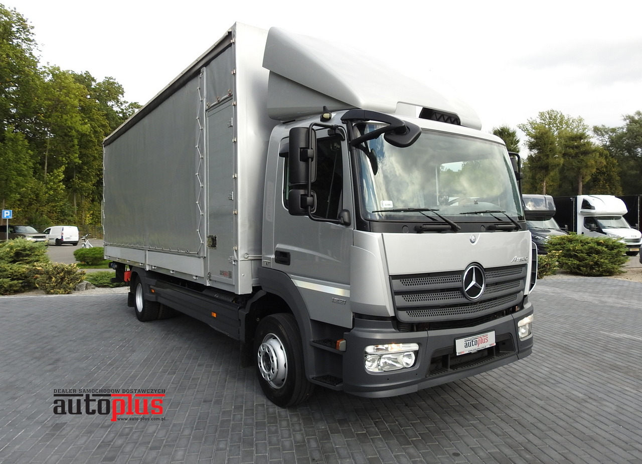 MERCEDES ATEGO 1221 TARPAULIN LIFT 16 PALLETS WEBASTO AIR CONDITIONING PNEUMATICS TWIN WHEELS 230HP - Επαγγελματικό αυτοκίνητο με μουσαμά: φωτογραφία 1 MERCEDES ATEGO 1221 TARPAULIN LIFT 16 PALLETS WEBASTO AIR CONDITIONING PNEUMATICS TWIN WHEELS 230HP - Επαγγελματικό αυτοκίνητο με μουσαμά: φωτογραφία 1