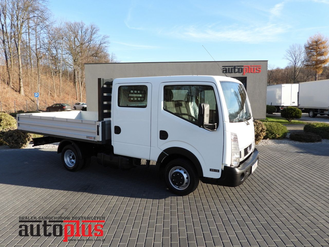 NISSAN CABSTAR NT400 STAKE BODY DOUBLE CABIN DOKA 6 SEATS TWIN WHEELS AIR CONDITIONING 130HP - Διπλοκάμπινο ελαφρύ επαγγελματικό: φωτογραφία 1 NISSAN CABSTAR NT400 STAKE BODY DOUBLE CABIN DOKA 6 SEATS TWIN WHEELS AIR CONDITIONING 130HP - Διπλοκάμπινο ελαφρύ επαγγελματικό: φωτογραφία 1