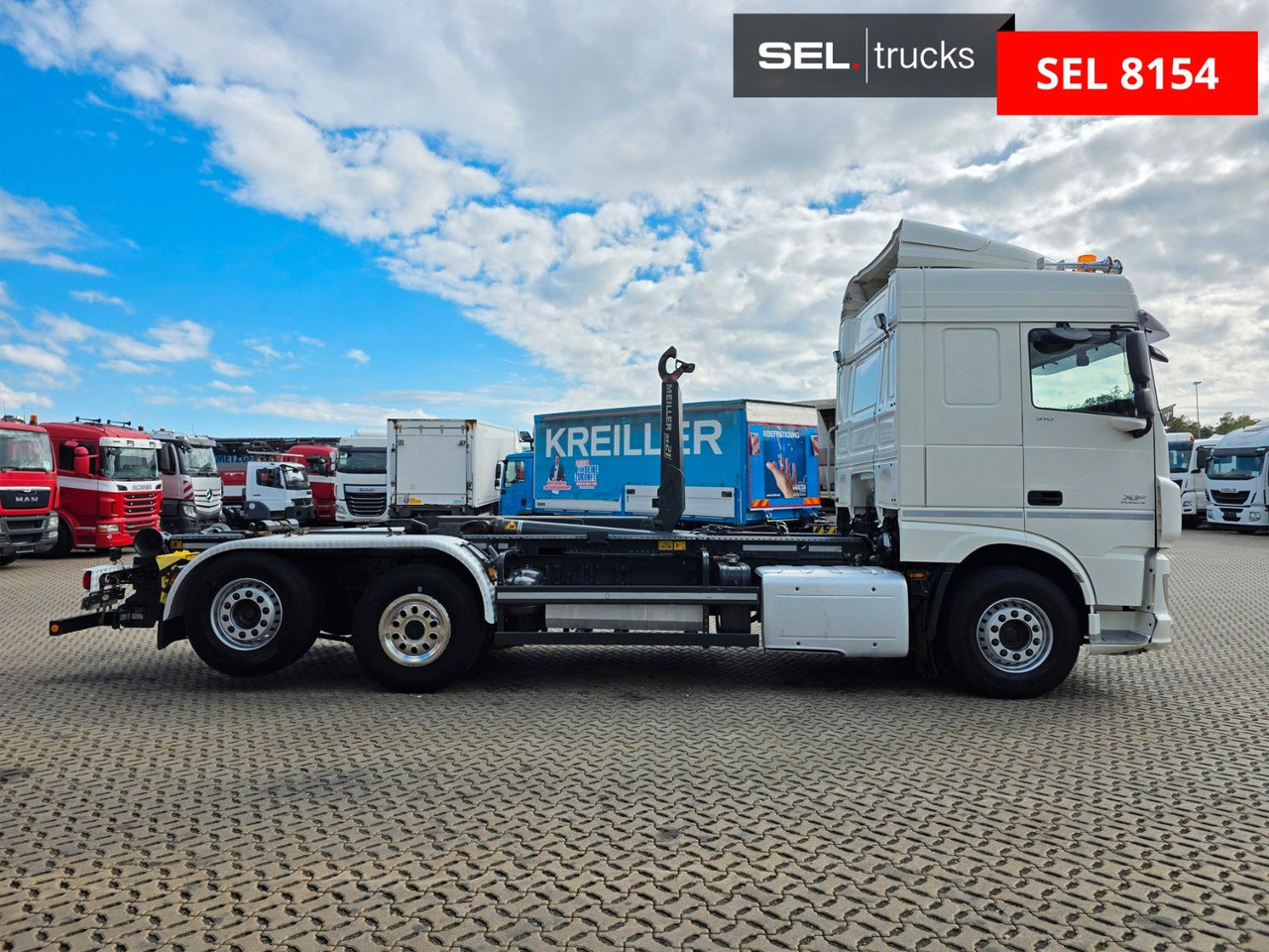 DAF XF 510 FAN / ZF Intarder / Lenk-Liftachse - Φορτηγό φόρτωσης γάντζου: φωτογραφία 4 DAF XF 510 FAN / ZF Intarder / Lenk-Liftachse - Φορτηγό φόρτωσης γάντζου: φωτογραφία 4