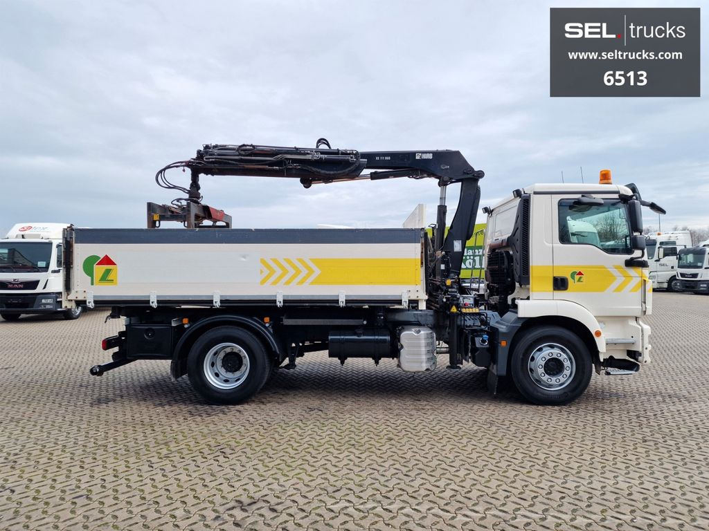 MAN TGM 18.340 / HIAB 111 ES-3DUO / Kipper - Φορτηγό με γερανό, Φορτηγό ανατρεπόμενο: φωτογραφία 4 MAN TGM 18.340 / HIAB 111 ES-3DUO / Kipper - Φορτηγό με γερανό, Φορτηγό ανατρεπόμενο: φωτογραφία 4