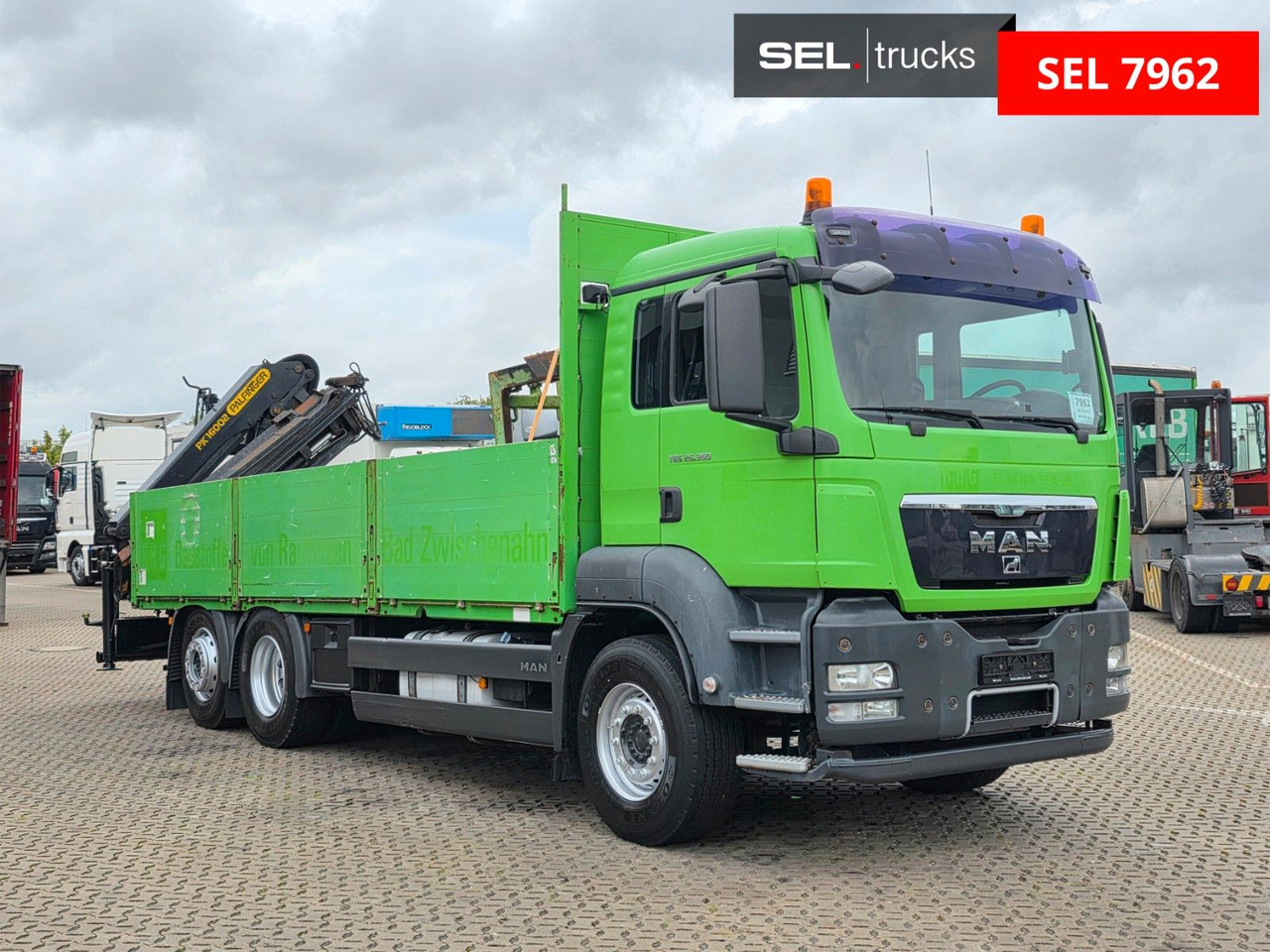MAN TGS 26.360 6x2-2 BL/ Palfinger 16002 / Lenkachse - Φορτηγό με γερανό: φωτογραφία 3 MAN TGS 26.360 6x2-2 BL/ Palfinger 16002 / Lenkachse - Φορτηγό με γερανό: φωτογραφία 3