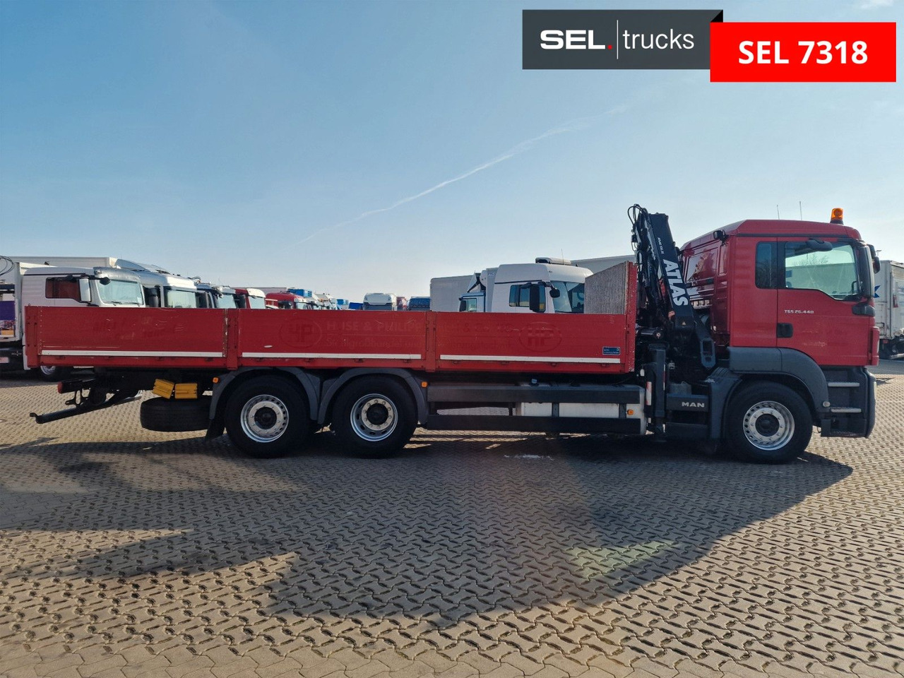 MAN TGS 26.440 6x2-2 BL/Fernbedien. /Lenkachse/Atlas - Φορτηγό με γερανό: φωτογραφία 4 MAN TGS 26.440 6x2-2 BL/Fernbedien. /Lenkachse/Atlas - Φορτηγό με γερανό: φωτογραφία 4