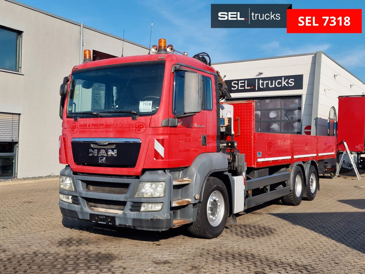MAN TGS 26.440 6x2-2 BL/Fernbedien. /Lenkachse/Atlas - Φορτηγό με γερανό: φωτογραφία 1 MAN TGS 26.440 6x2-2 BL/Fernbedien. /Lenkachse/Atlas - Φορτηγό με γερανό: φωτογραφία 1