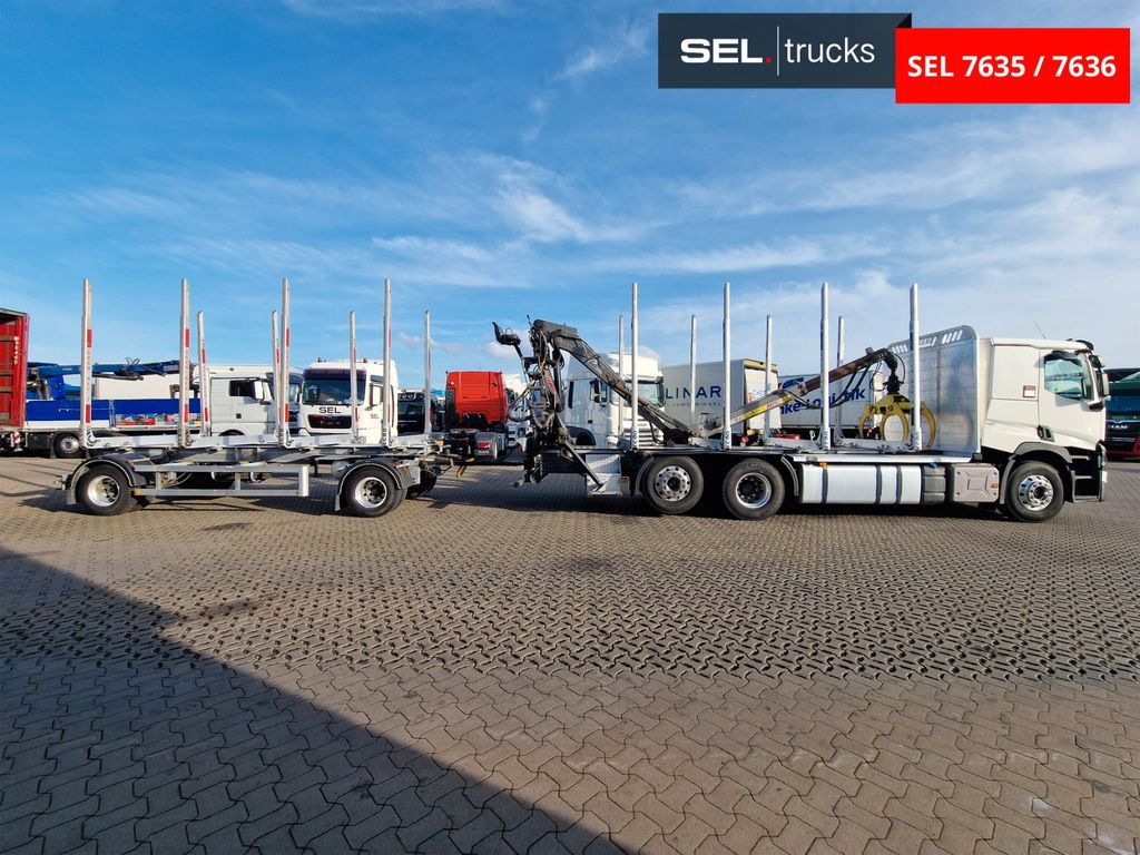 Renault T 520 / Alu-Felgen / Euro 6D / Liftachse - Φορτηγό ξυλείας, Φορτηγό με γερανό: φωτογραφία 5 Renault T 520 / Alu-Felgen / Euro 6D / Liftachse - Φορτηγό ξυλείας, Φορτηγό με γερανό: φωτογραφία 5