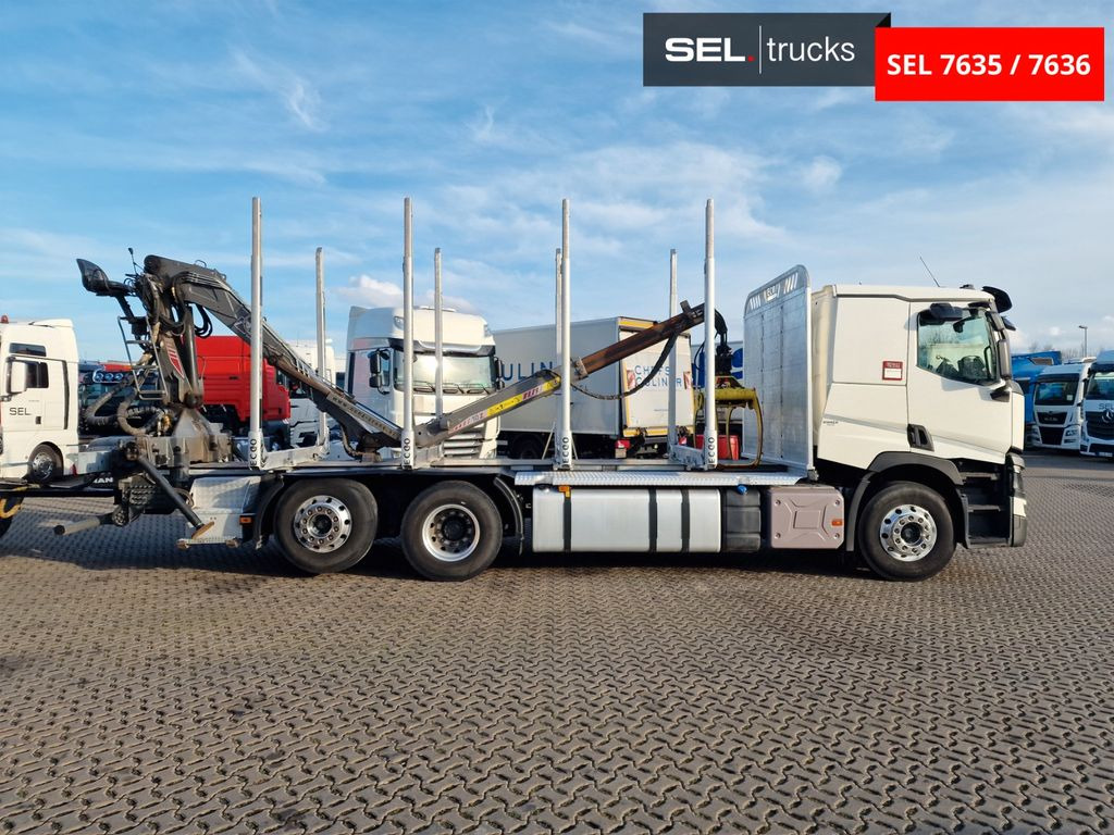 Φορτηγό ξυλείας, Φορτηγό με γερανό Renault T 520 / Alu-Felgen / Euro 6D / Liftachse: φωτογραφία 10
