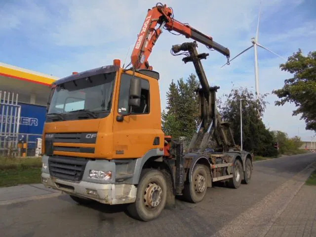 DAF 85.360 8X4 - Φορτηγό με σύστημα καλωδίων, Φορτηγό με γερανό: φωτογραφία 1 DAF 85.360 8X4 - Φορτηγό με σύστημα καλωδίων, Φορτηγό με γερανό: φωτογραφία 1