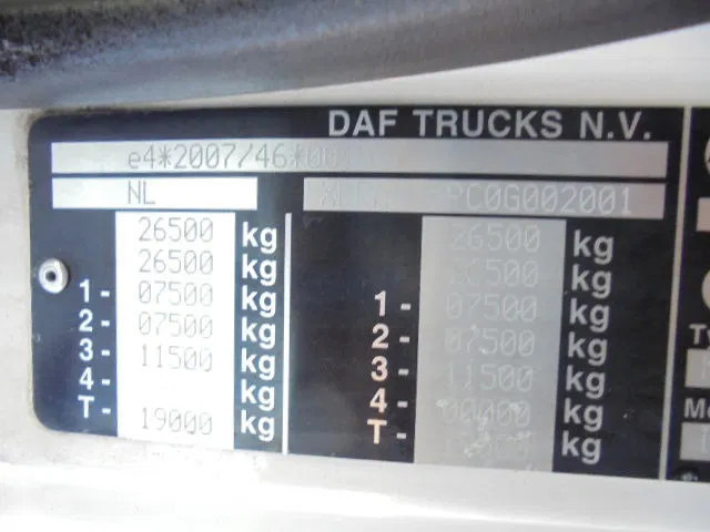 Απορριμματοφόρο DAF CF 250: φωτογραφία 16