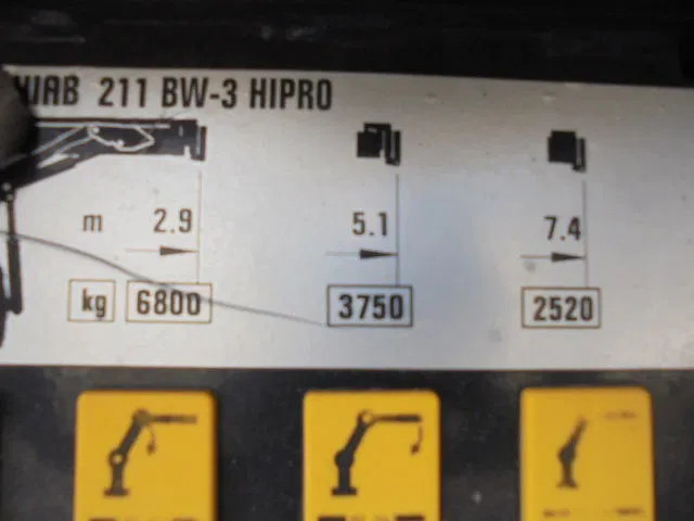 Φορτηγό με γερανό DAF CF 310 EEV 6X2 NL KENTEKEN: φωτογραφία 11